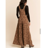 Leopard Wide Leg Overalls