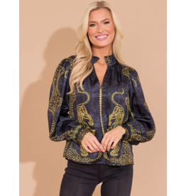 Alden Adair Phoebe Top Pouncing Panther