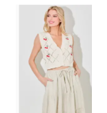 Cherry Printed Vest