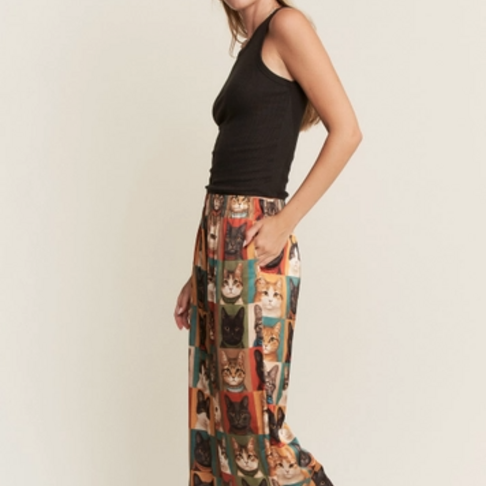 Cat Portrait Pants
