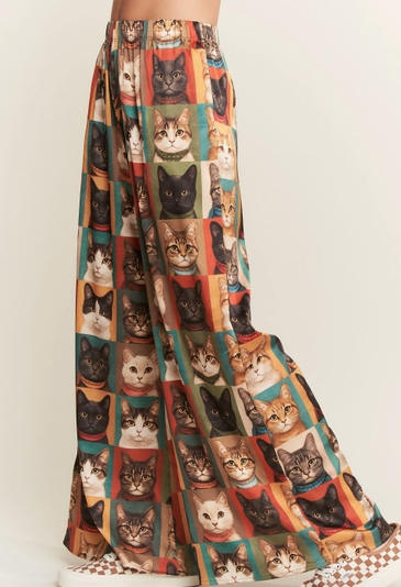 Cat Portrait Pants