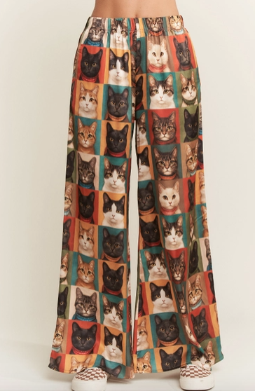 Cat Portrait Pants
