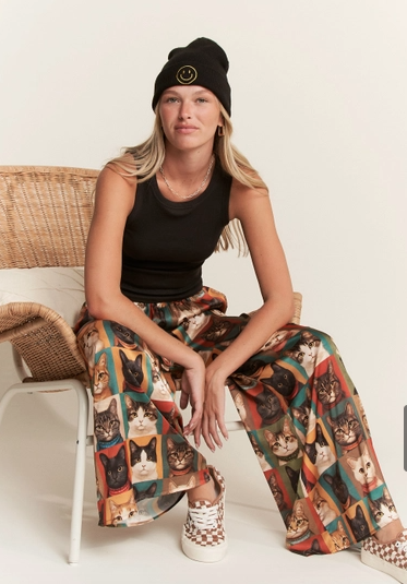 Cat Portrait Pants