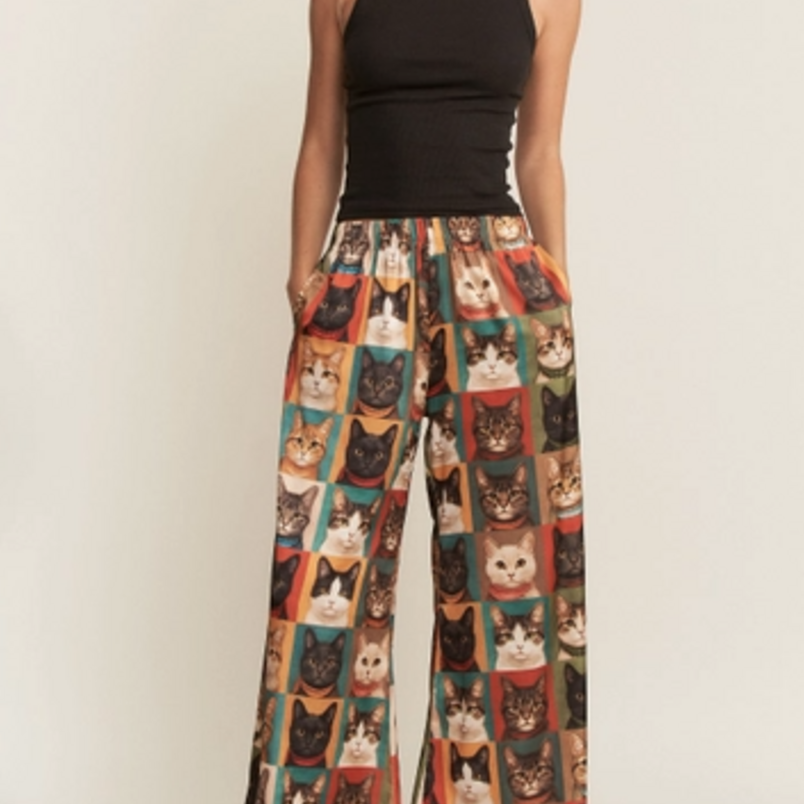 Cat Portrait Pants