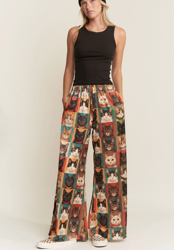 Cat Portrait Pants