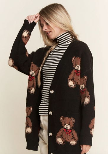 Beary Adorable Cardigan