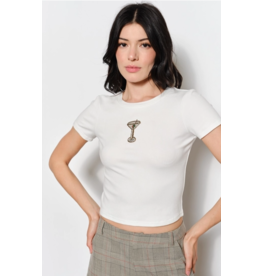Gemma Martini Bead Tee