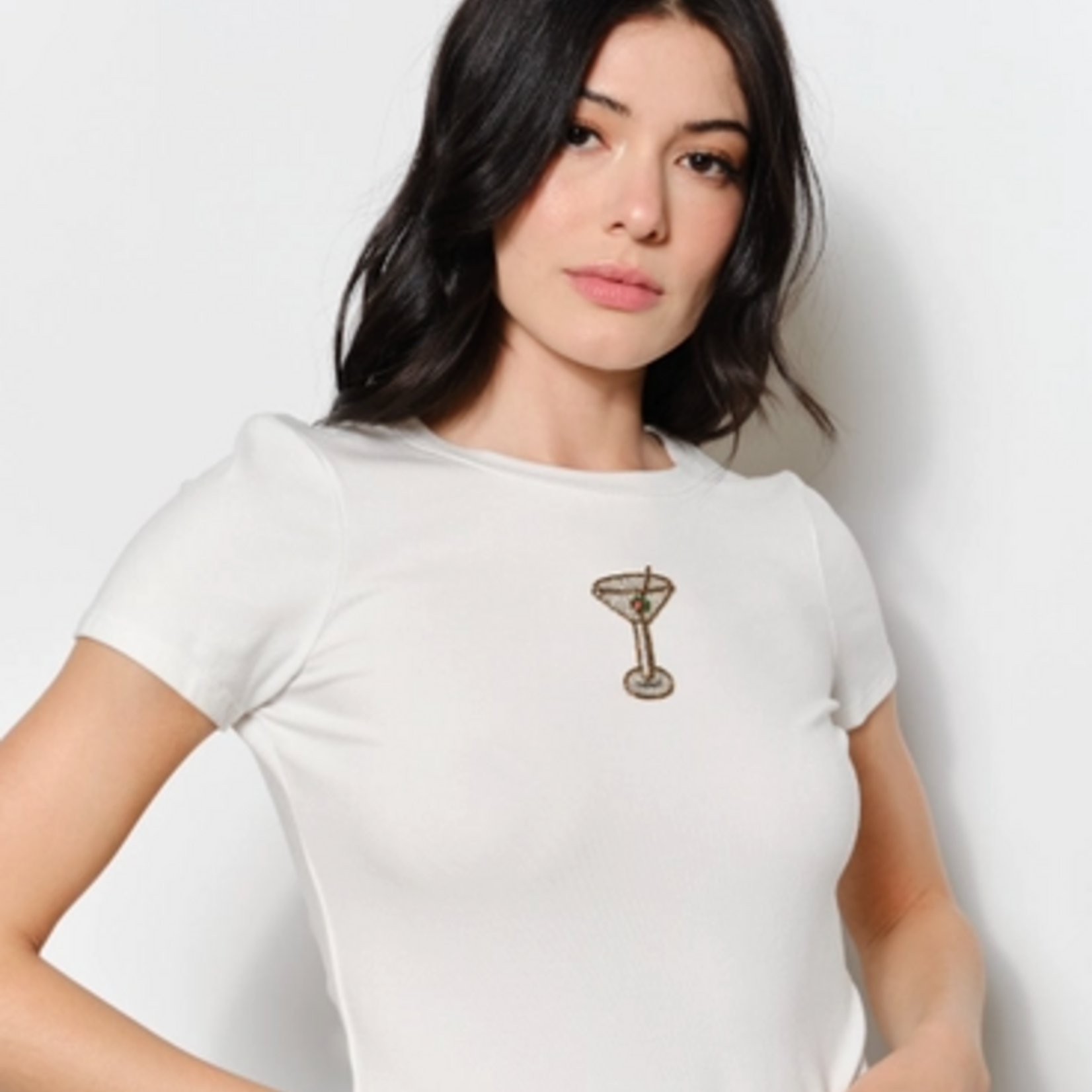 Gemma Martini Bead Tee