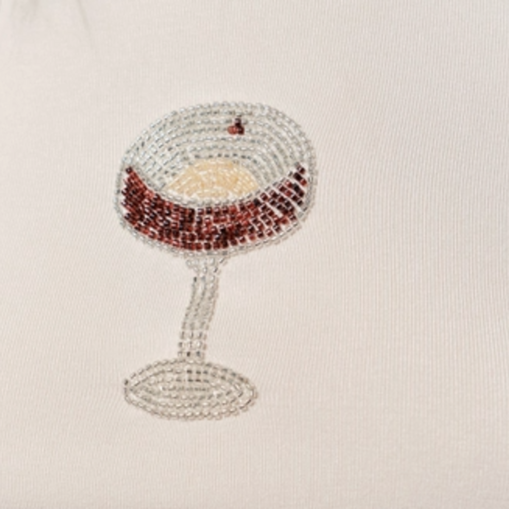 Colleen Espresso Martini Beaded Top