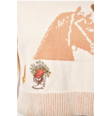 Horse Graphic Western Patch Sweater