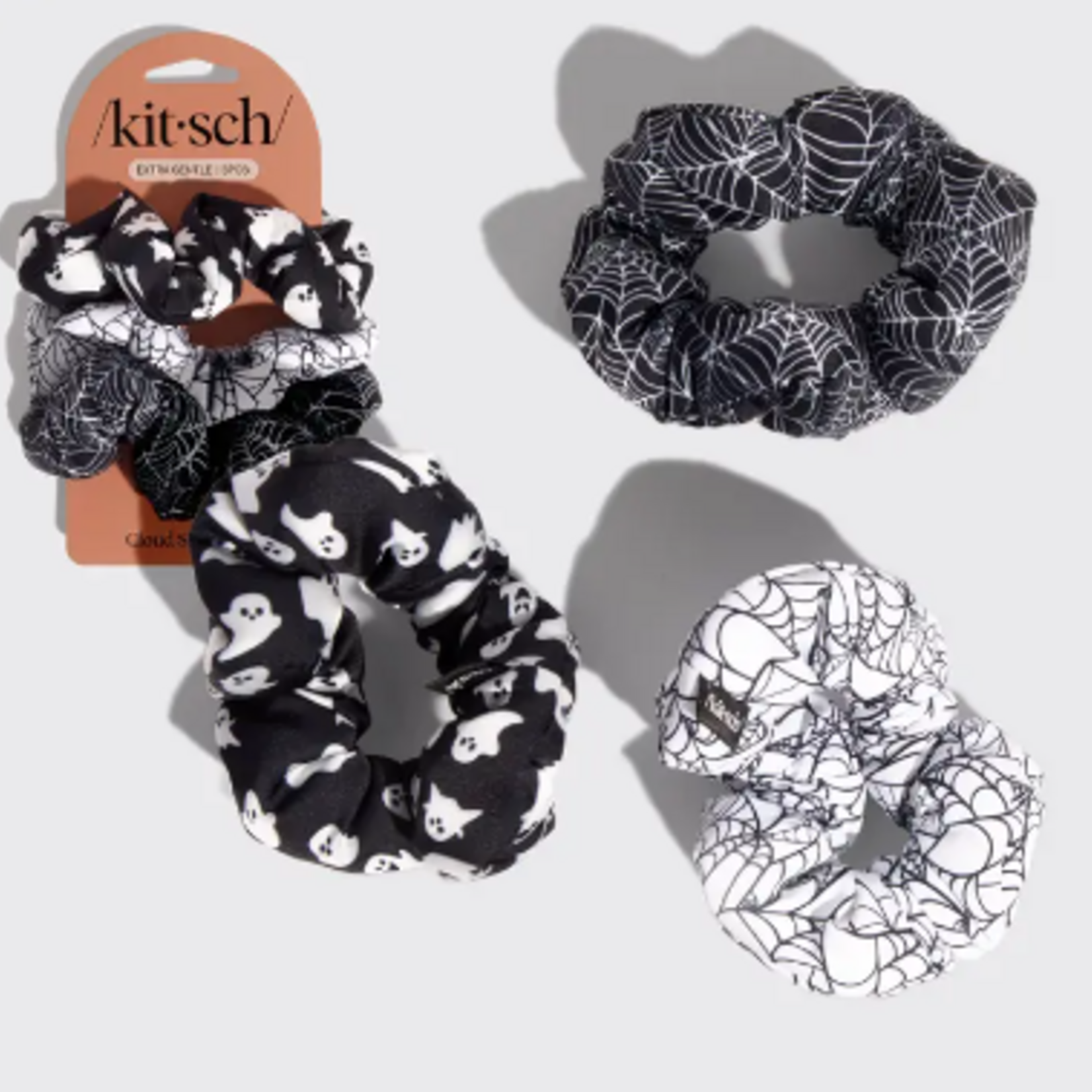 Cloud Scrunchies 3pc Set - Spiderweb