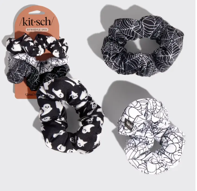 Cloud Scrunchies 3pc Set - Spiderweb
