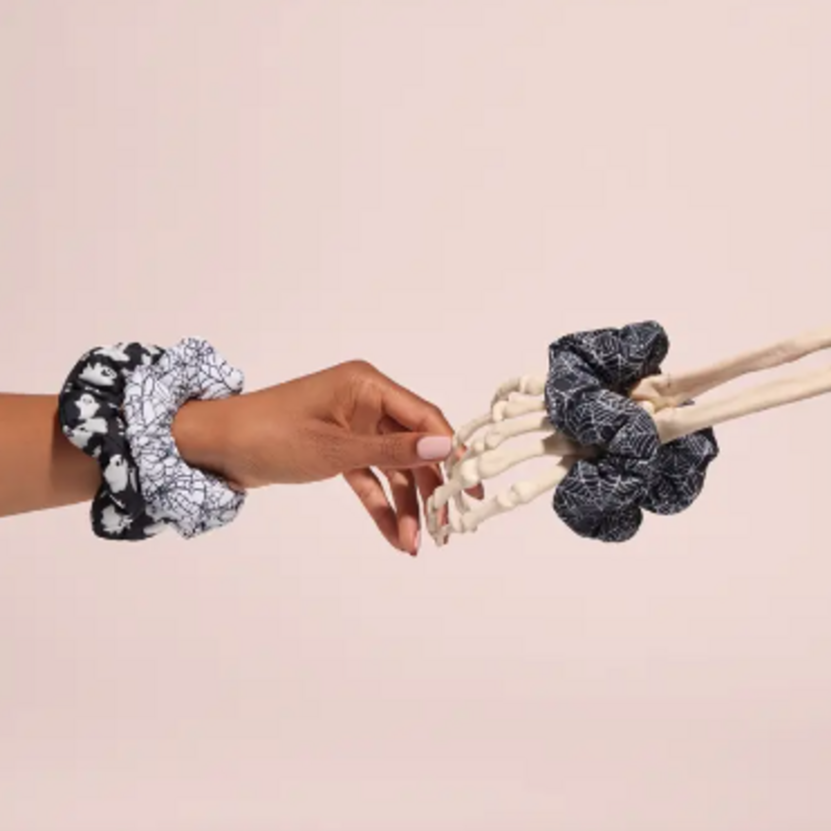 Cloud Scrunchies 3pc Set - Spiderweb