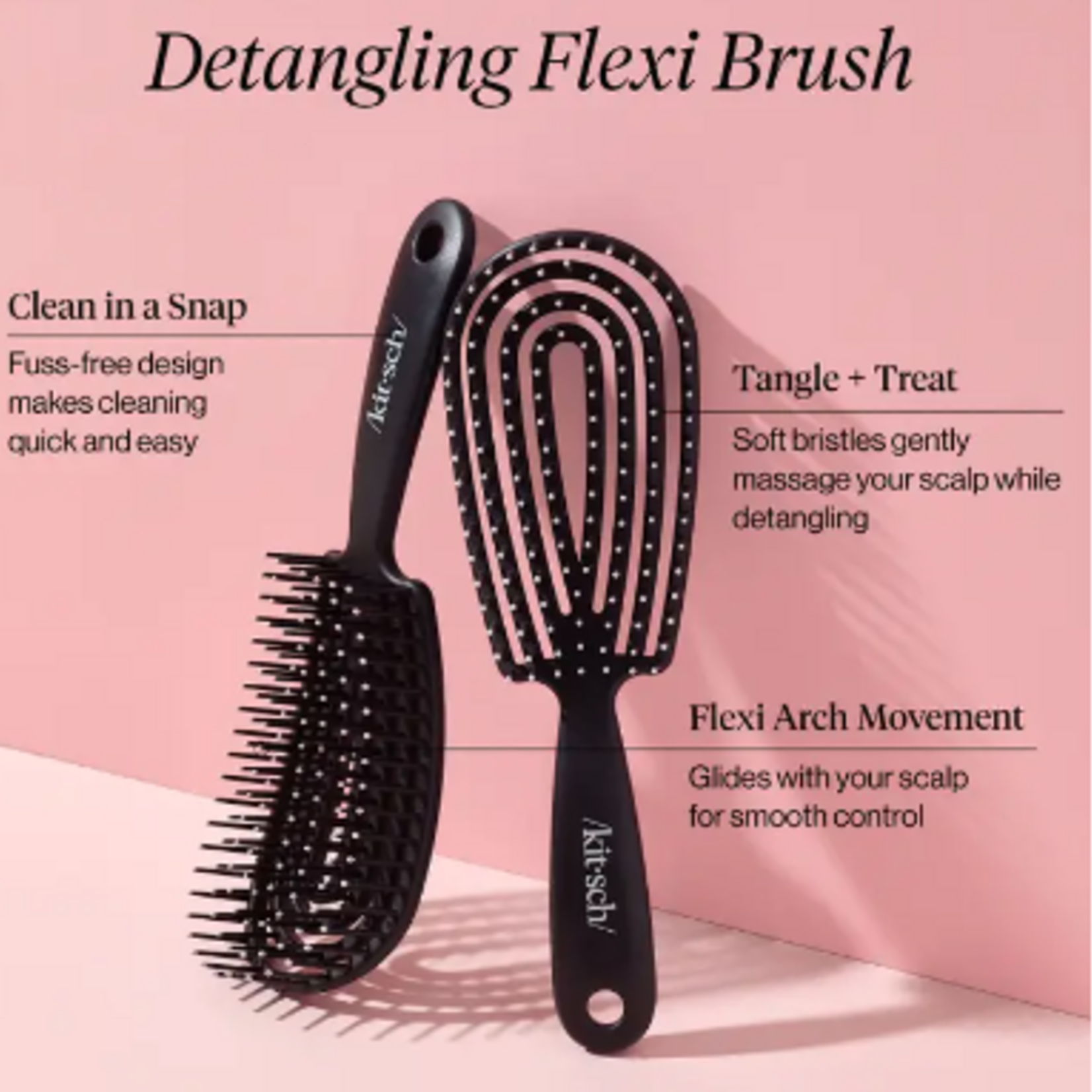 Detangling Flexi Brush - Black