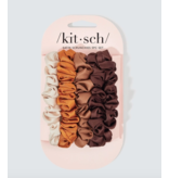 Satin Petite Scrunchies 5pc Set- Sedona