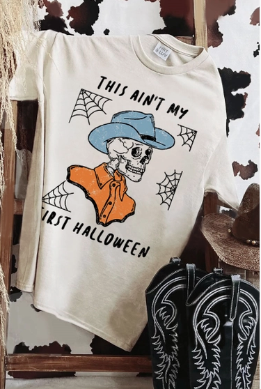 This Ain't My First Halloween Mineral Graphic Tee