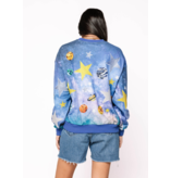 Queen of Sparkles Blue Galaxy Sweatshirt