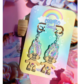 Pastel Troll Earrings
