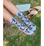 Casper and Trees Sheer Crew Sock