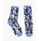 Casper and Trees Sheer Crew Sock