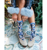 Casper and Trees Sheer Crew Sock