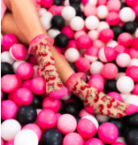 Cherry Bow Ruffle Sheer Crew Sock