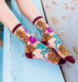 Gem Garden Sheer Crew Sock