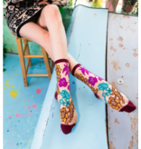 Gem Garden Sheer Crew Sock