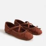 Zuri Strap Ballet Flat Rich Cognac