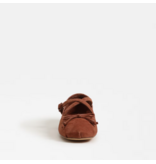 Zuri Strap Ballet Flat Rich Cognac