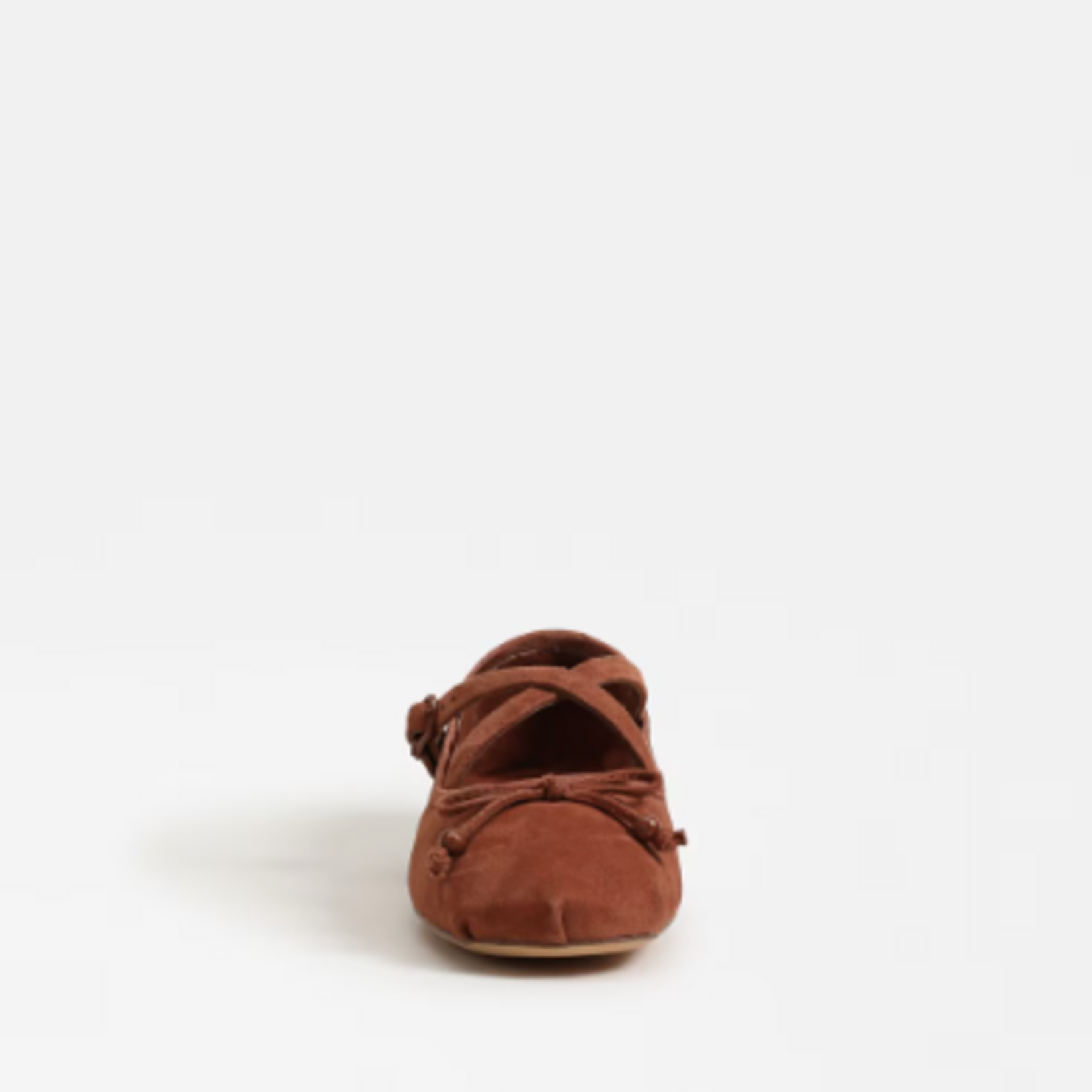 Zuri Strap Ballet Flat Rich Cognac