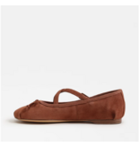 Zuri Strap Ballet Flat Rich Cognac