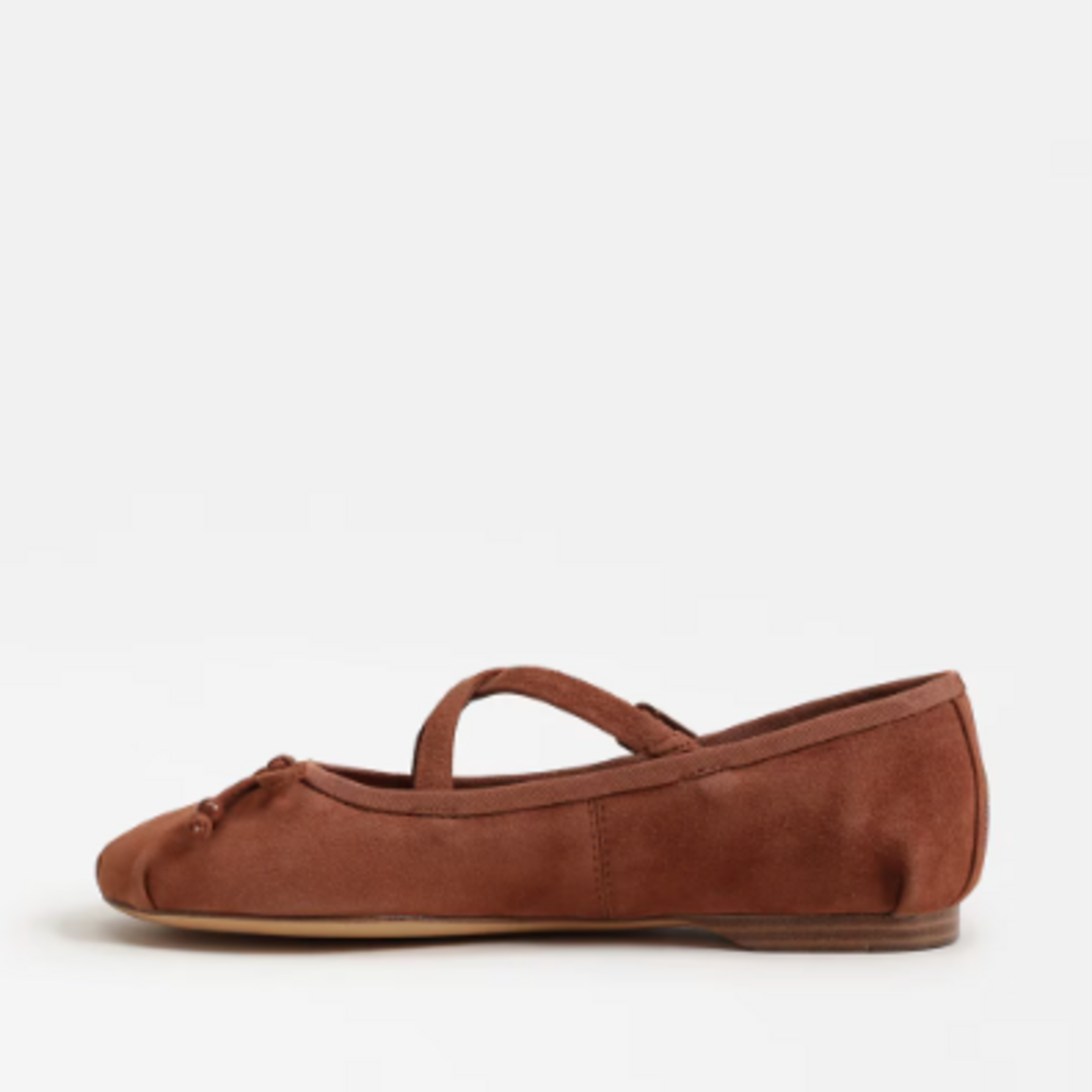 Zuri Strap Ballet Flat Rich Cognac