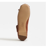 Zuri Strap Ballet Flat Rich Cognac
