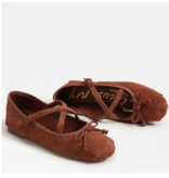 Zuri Strap Ballet Flat Rich Cognac