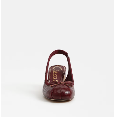 Diane Slingback Ballet Heel Chainti  Patent