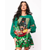 Queen of Sparkles Green Christmas Living Room Sweatshirt
