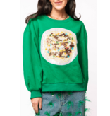 Queen of Sparkles Green Elf Spaghetti Sweatshirt