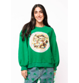 Queen of Sparkles Green Elf Spaghetti Sweatshirt