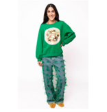 Queen of Sparkles Green Elf Spaghetti Sweatshirt