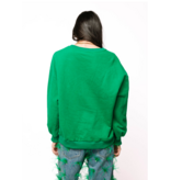 Queen of Sparkles Green Elf Spaghetti Sweatshirt