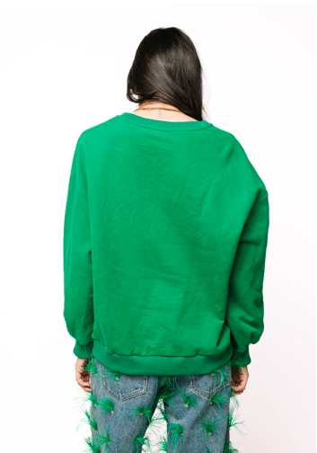Queen of Sparkles Green Elf Spaghetti Sweatshirt