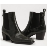 Sam Edelman Ashtyn Ankle Bootie Deep Olive Croco