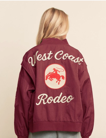 West Coast Rodeo Embroidered Bomber
