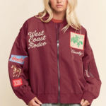 West Coast Rodeo Embroidered Bomber