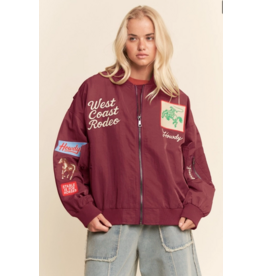 West Coast Rodeo Embroidered Bomber