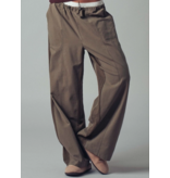 Drawstring Waist Wide-Leg Relaxed Pants