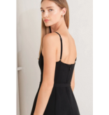 Black Tux Midi Dress