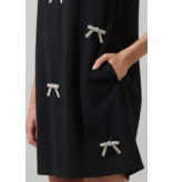 Sugar Lips Pamelda Bow Shift Mini Dress