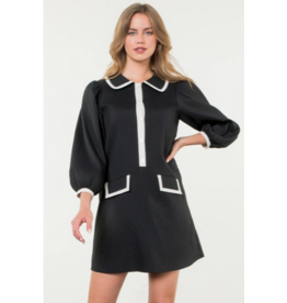 Chad Long Sleeve Textured Midi Dress